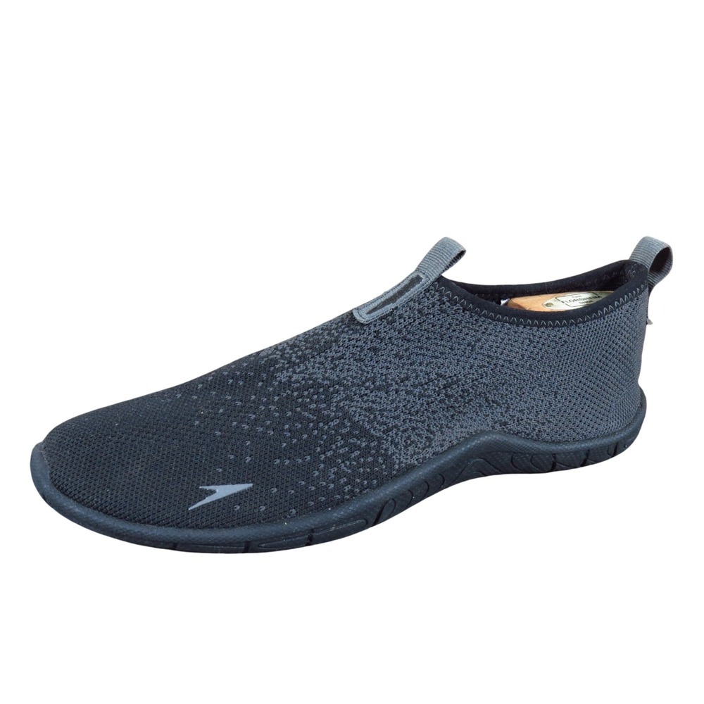 Speedo Knit Water Shoe Mens Water Shoe Size 9 Aquatic Sports Black Grey